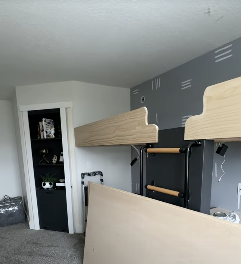 Double loft bed